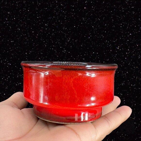 Villeroy and Boch Luxembourg Granada Bright Red Small Bowl Set 3 Dish Set VTG - Picture 2 of 15